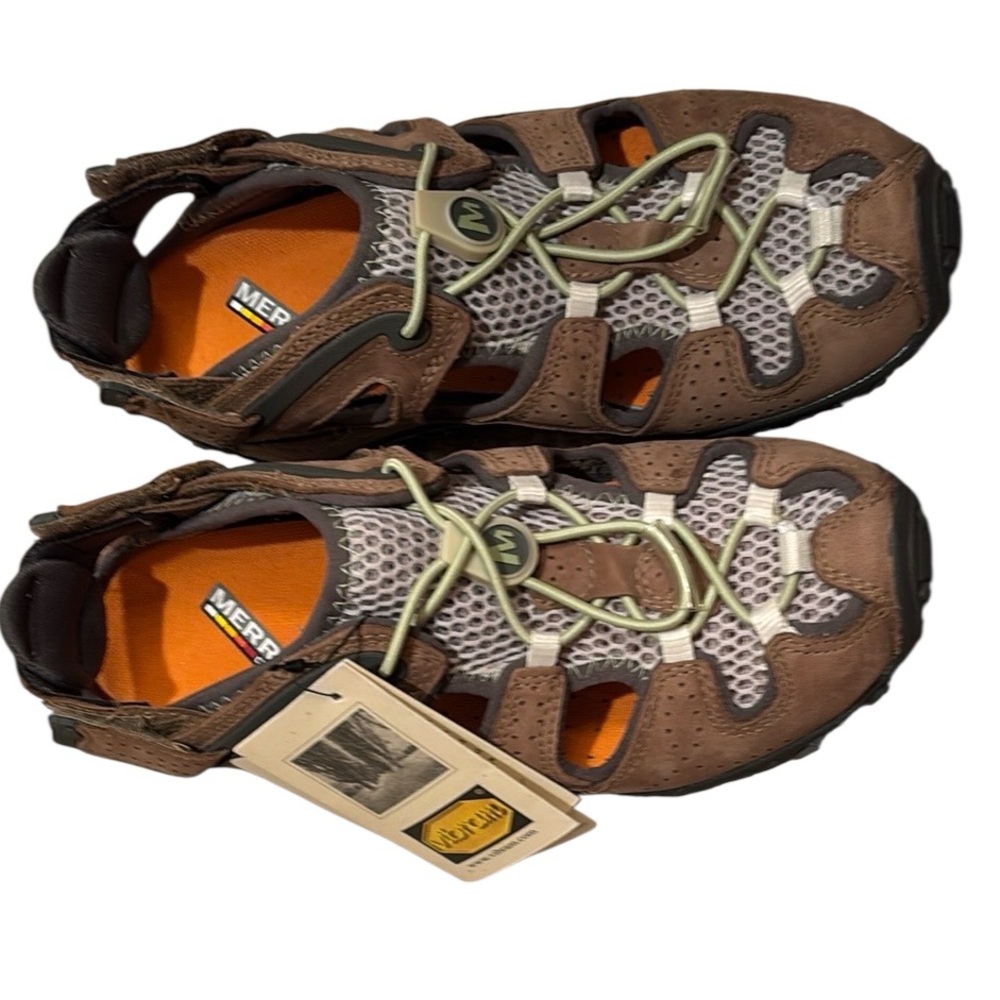 NWT MERRELL SHOES 6.5 hiking play walking sandals athletic Chameleon